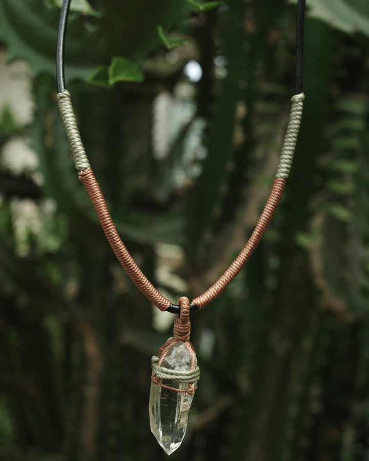 「Optical Energy Transmission」— Himalayan White Quartz｜Cyber Sea Pearl