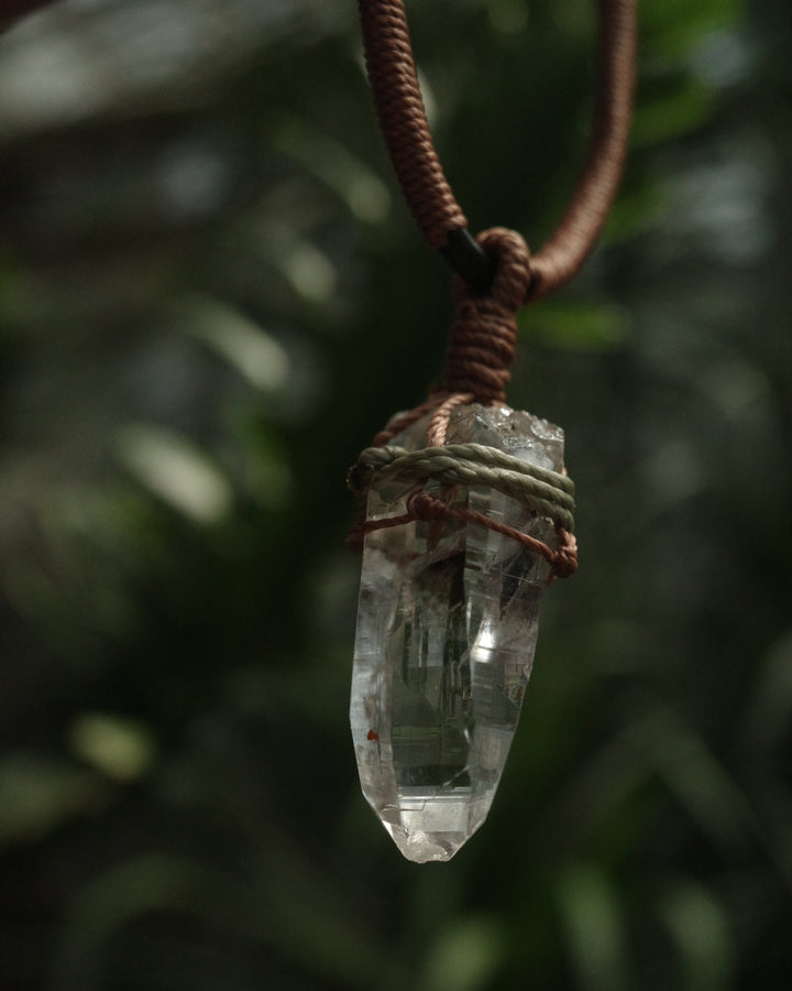 「Optical Energy Transmission」— Himalayan White Quartz｜Cyber Sea Pearl