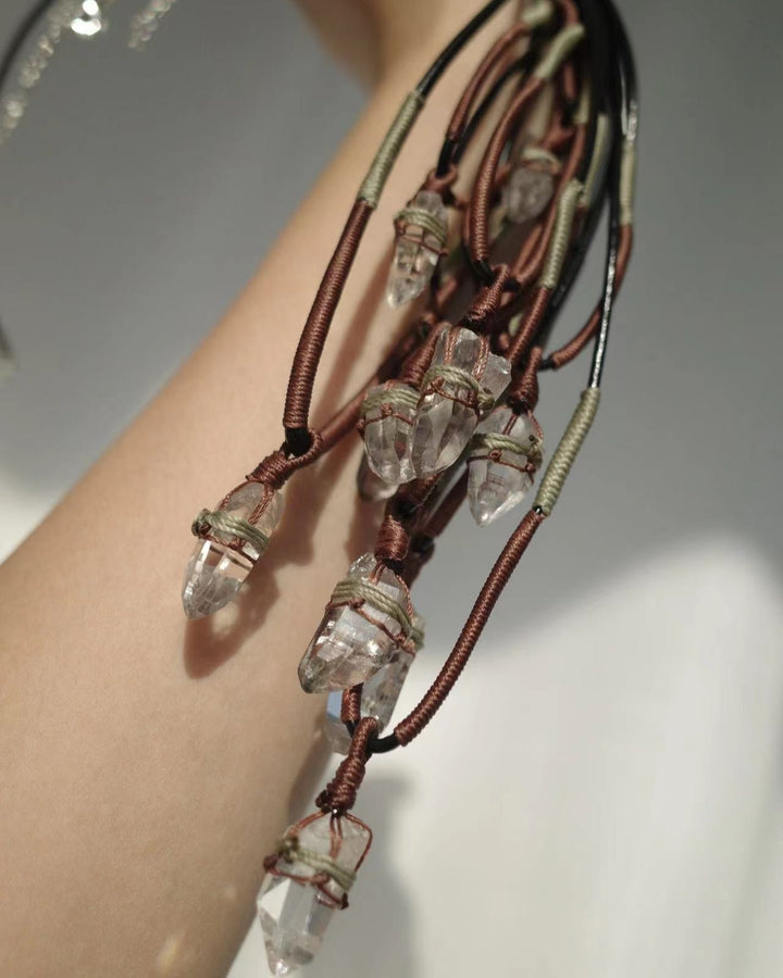 「Optical Energy Transmission」— Himalayan White Quartz｜Cyber Sea Pearl