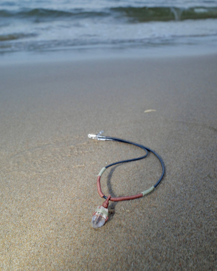 「Optical Energy Transmission」— Himalayan White Quartz｜Cyber Sea Pearl