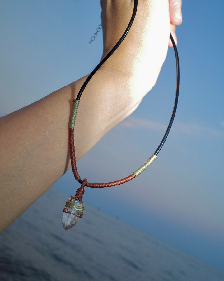 「Optical Energy Transmission」— Himalayan White Quartz｜Cyber Sea Pearl